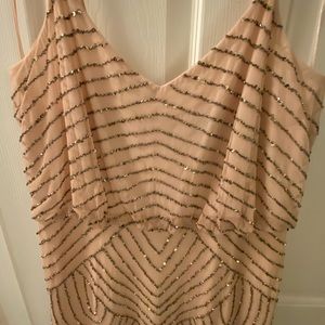 Adrianna Papell beaded gown, sz 14